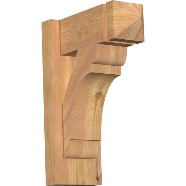 Ekena Millwork Olympic Arts & Crafts Smooth Outlooker, Western Red Cedar, 5 1/2"W x 12"D x 16"H OUT06X12X16OLY03SWR - main